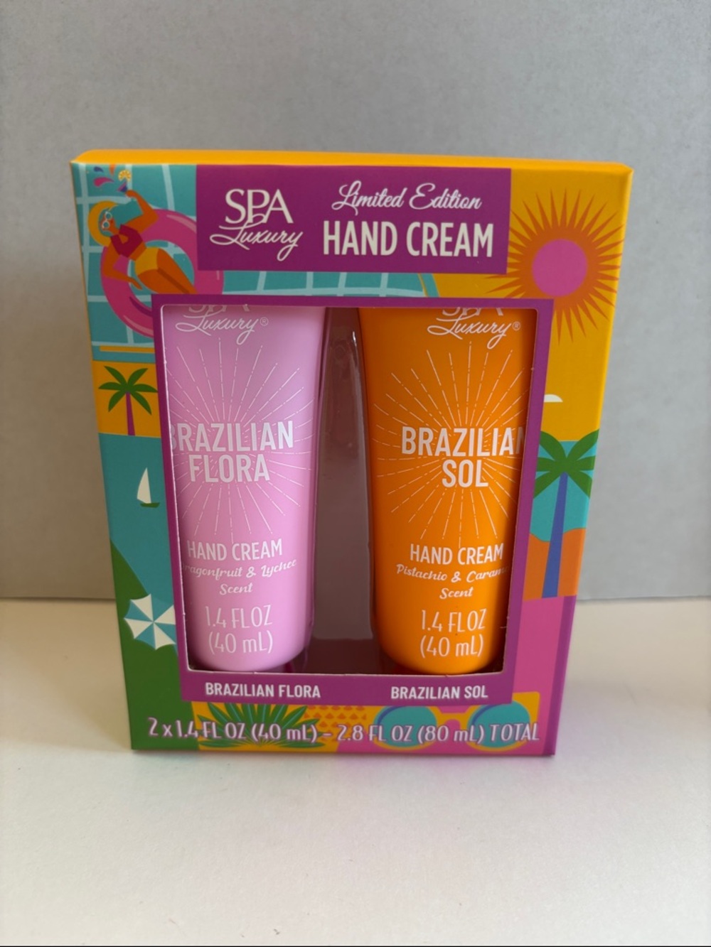 Spa Beauty Limited Edition Brazilian SOL and FLORA Hand Cream Duo